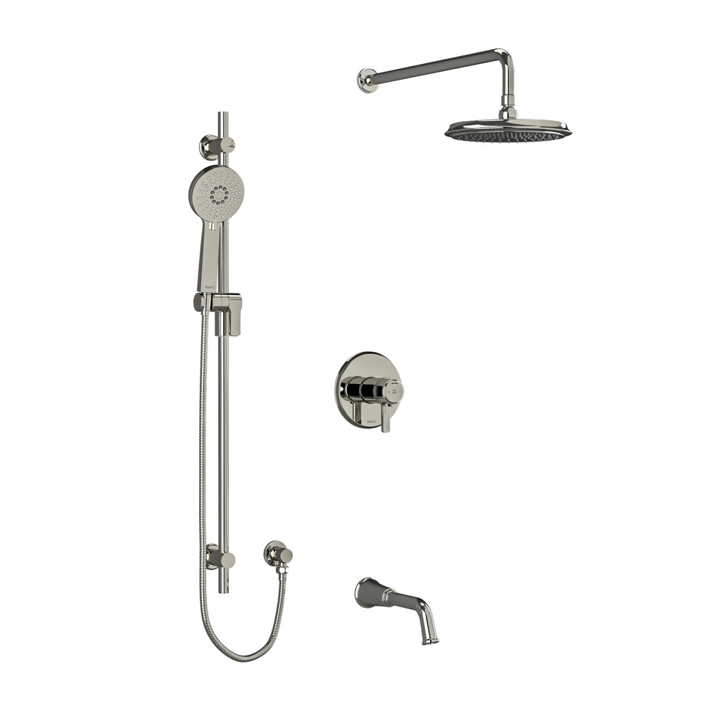 Riobel KIT1345MMRDJPN-6 Momenti Shower Kit 1345 - Polished Nickel