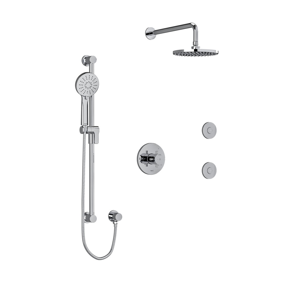 Riobel KIT3545EDTMC-6 Edge Shower Kit 3545 - Chrome