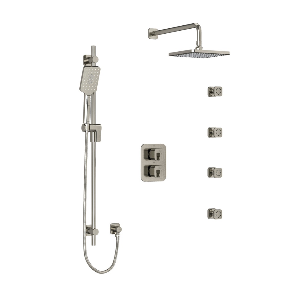 Riobel KIT446EQBN-6 Equinox Shower Kit 446 - Brushed Nickel