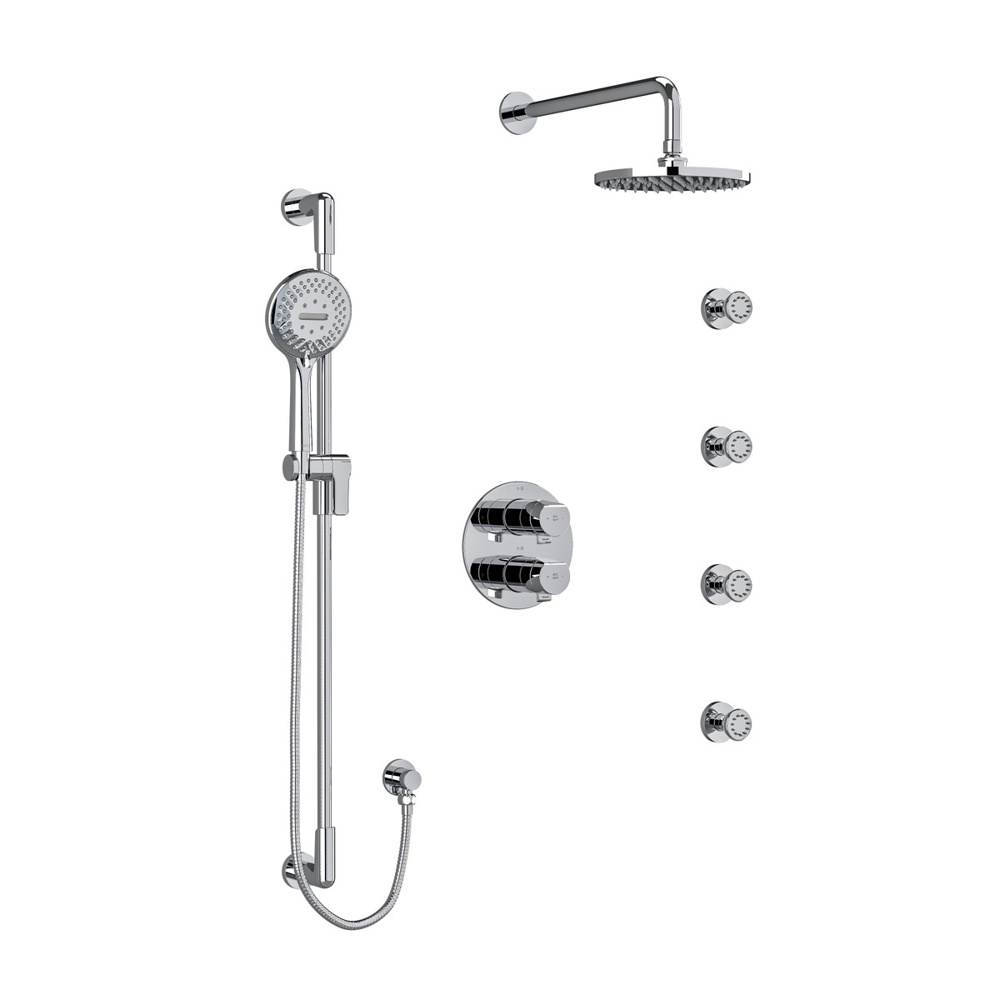 Riobel KIT446PBC-6 Parabola Shower Kit 446 - Chrome
