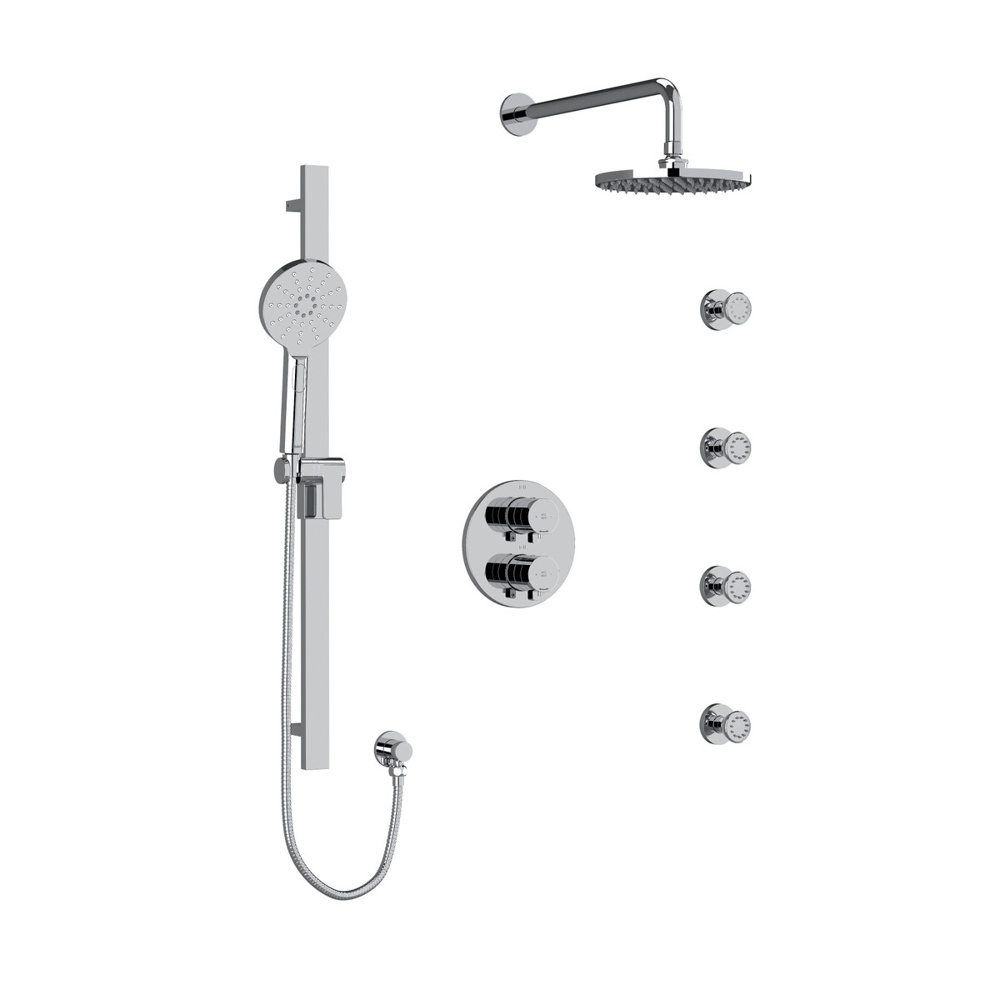 Riobel KIT446PXTMC-6 Paradox Shower Kit 446 - Chrome