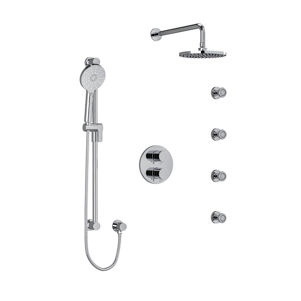 Riobel KIT446RUTMC-6 Riu Shower Kit 446 - Chrome