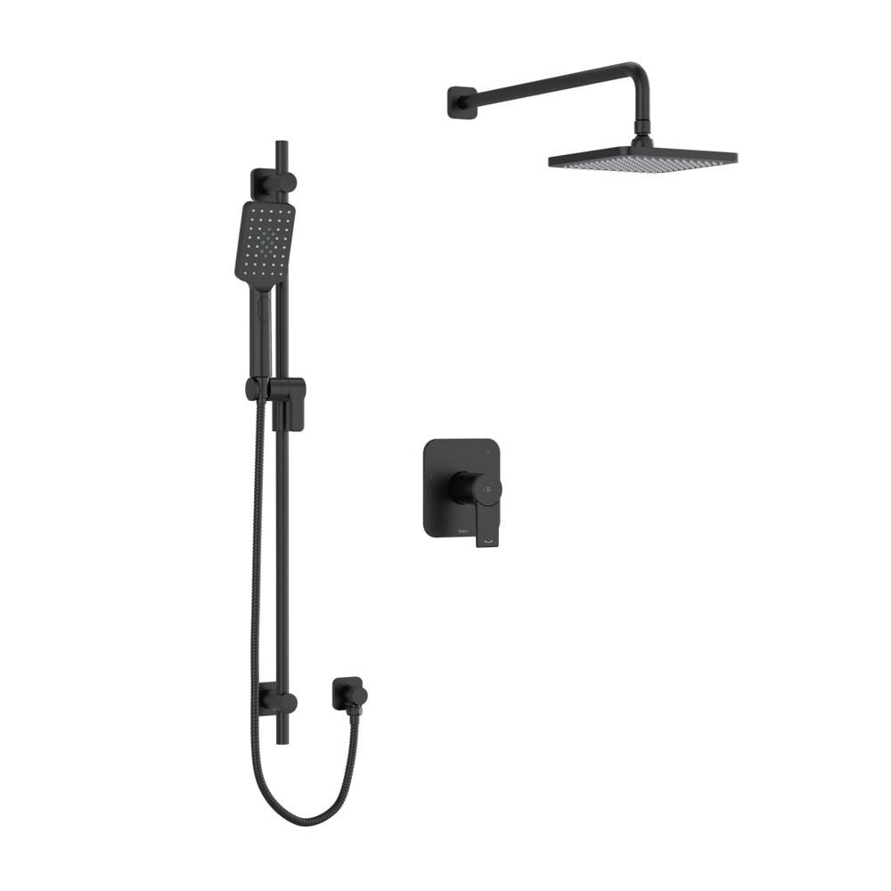 Riobel TKIT1345FRBK-6 Fresk Shower Kit 1345 Trim - Black