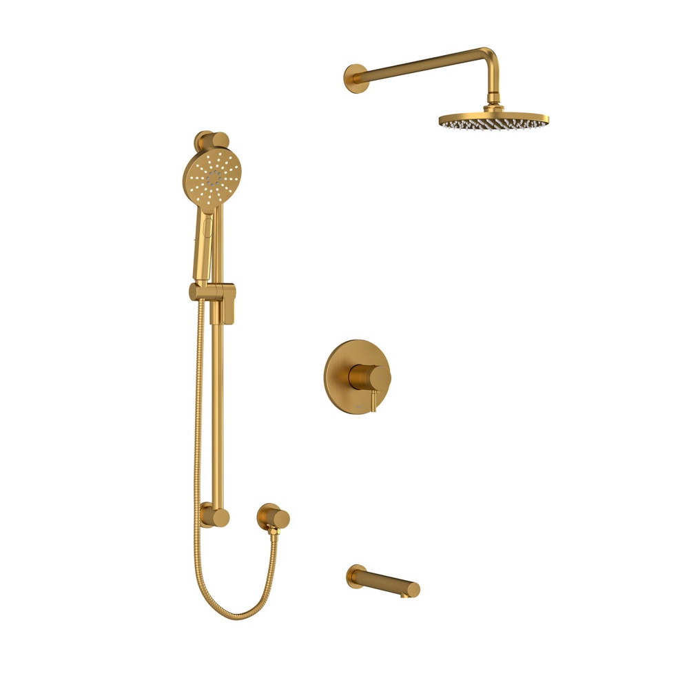 Riobel TKIT1345RUTMBG-6 Riu Shower Kit 1345 Trim - Brushed Gold