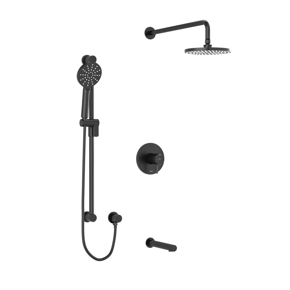 Riobel TKIT1345RUTMBK-6 Riu Shower Kit 1345 Trim - Black