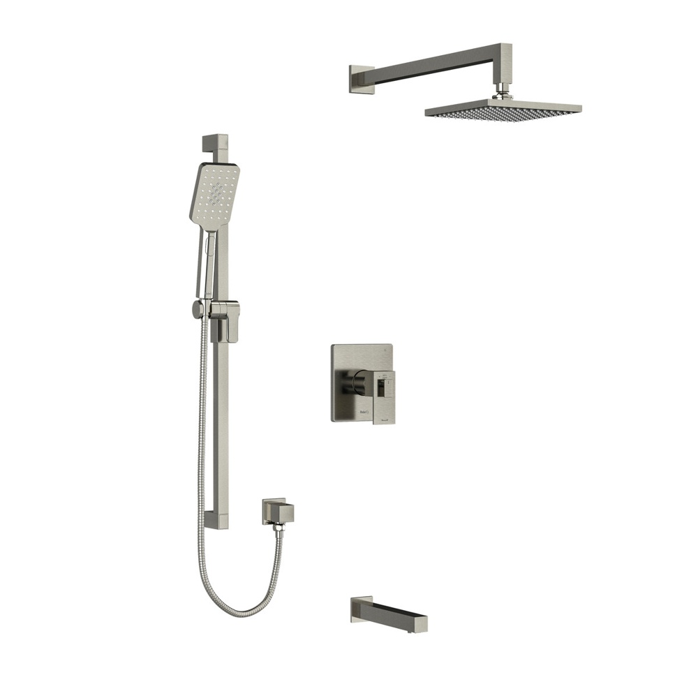 Riobel TKIT1345USBN-6 Kubik Shower Kit 1345 Trim - Brushed Nickel