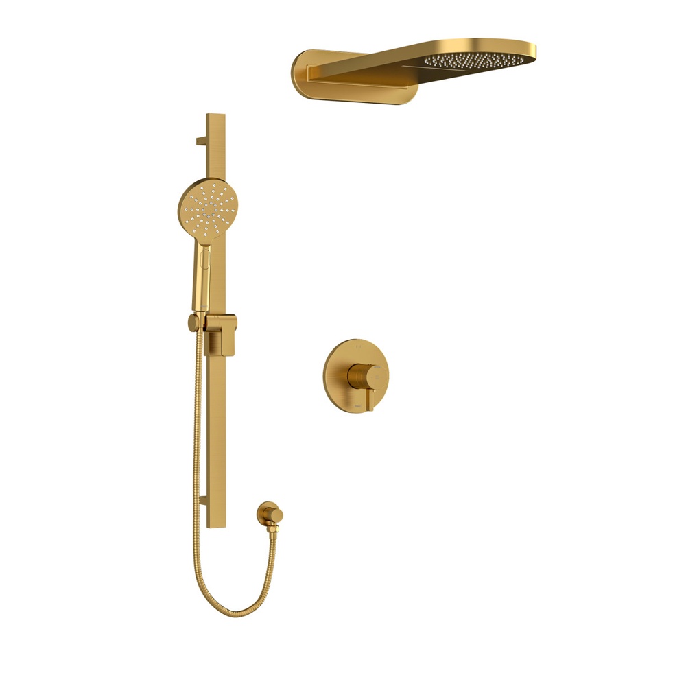 Riobel KIT2745PXTMBG-EX Paradox Shower Kit 2745 - Brushed Gold