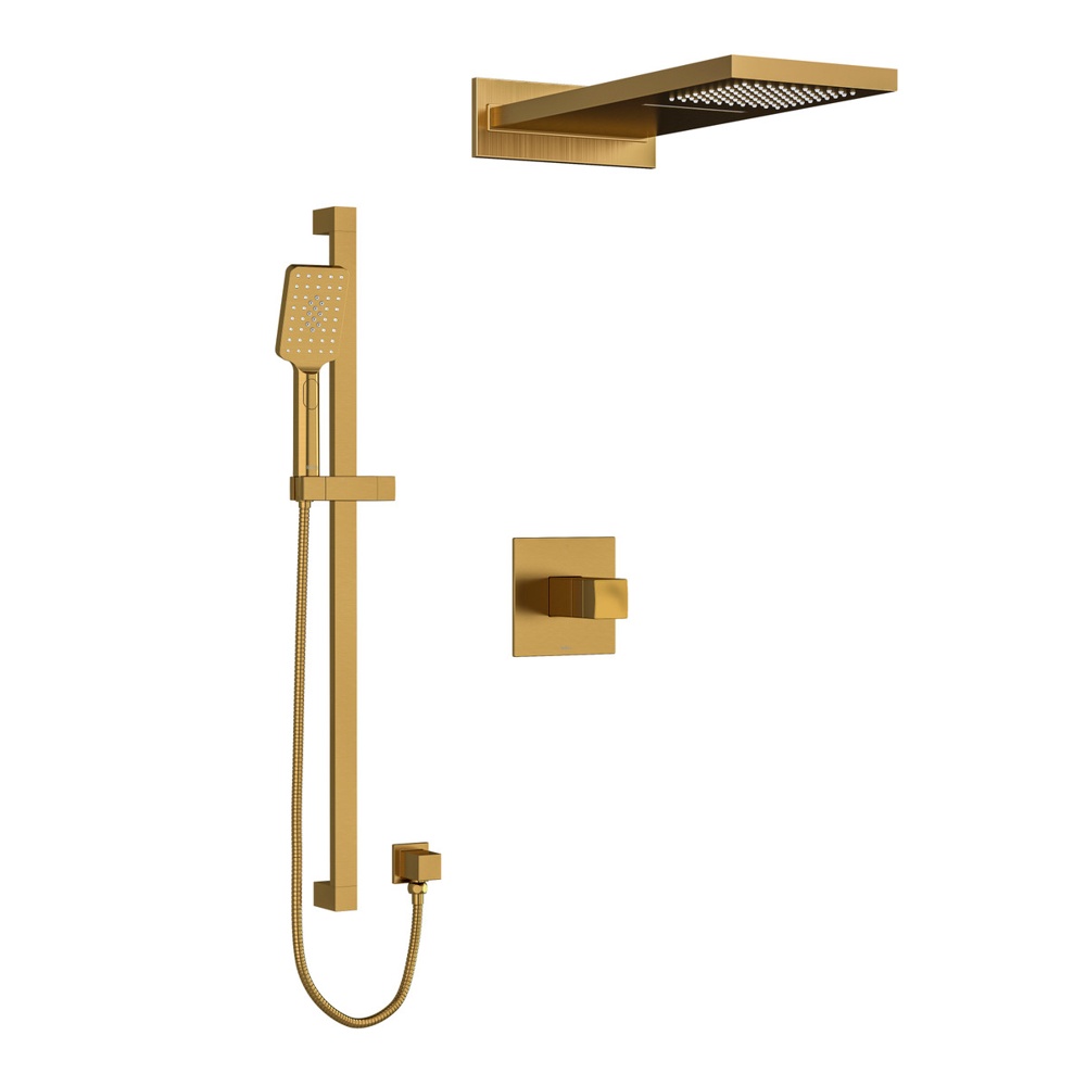 Riobel KIT2745RFBG-EX Reflet Shower Kit 2745 - Brushed Gold