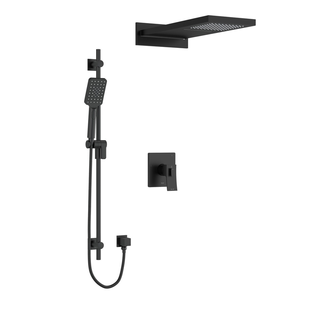 Riobel KIT2745ZOTQBK-EX Zendo Shower Kit 2745 - Black