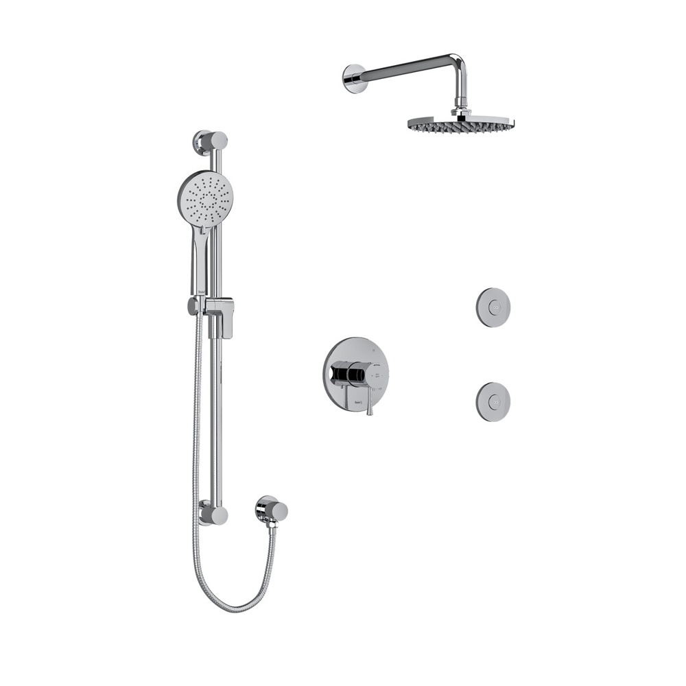 Riobel KIT3545EDTMC-EX Edge Shower Kit 3545 - Chrome