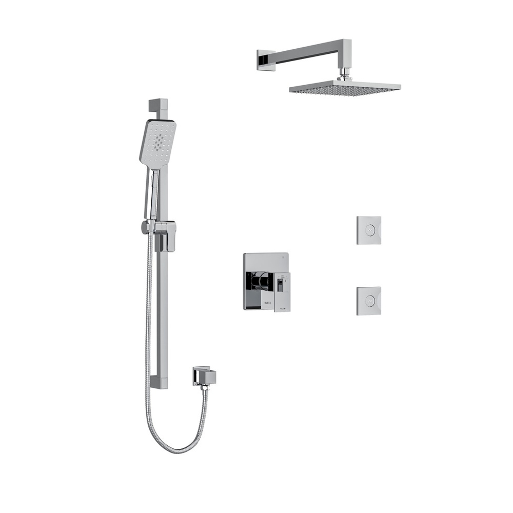 Riobel KIT3545USC-6-EX Kubik Shower Kit 3545 - Chrome