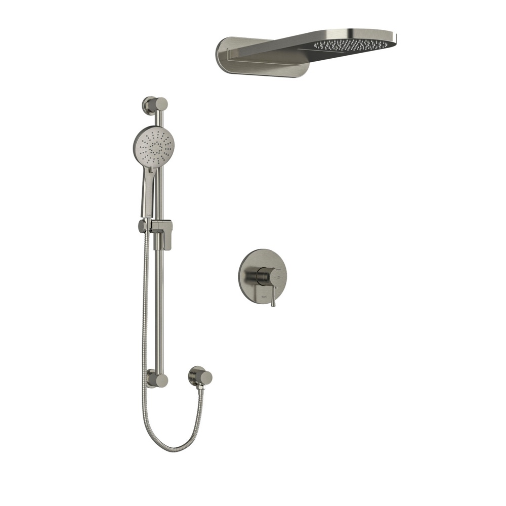 Riobel KIT2745EDTMBN-SPEX Edge Shower Kit 2745 - Brushed Nickel