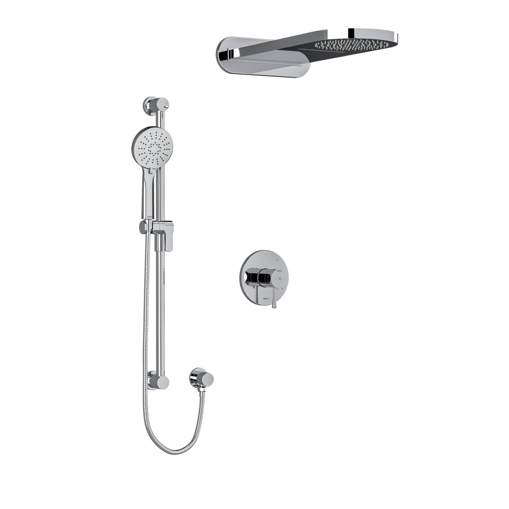 Riobel KIT2745EDTMC-SPEX Edge Shower Kit 2745 - Chrome