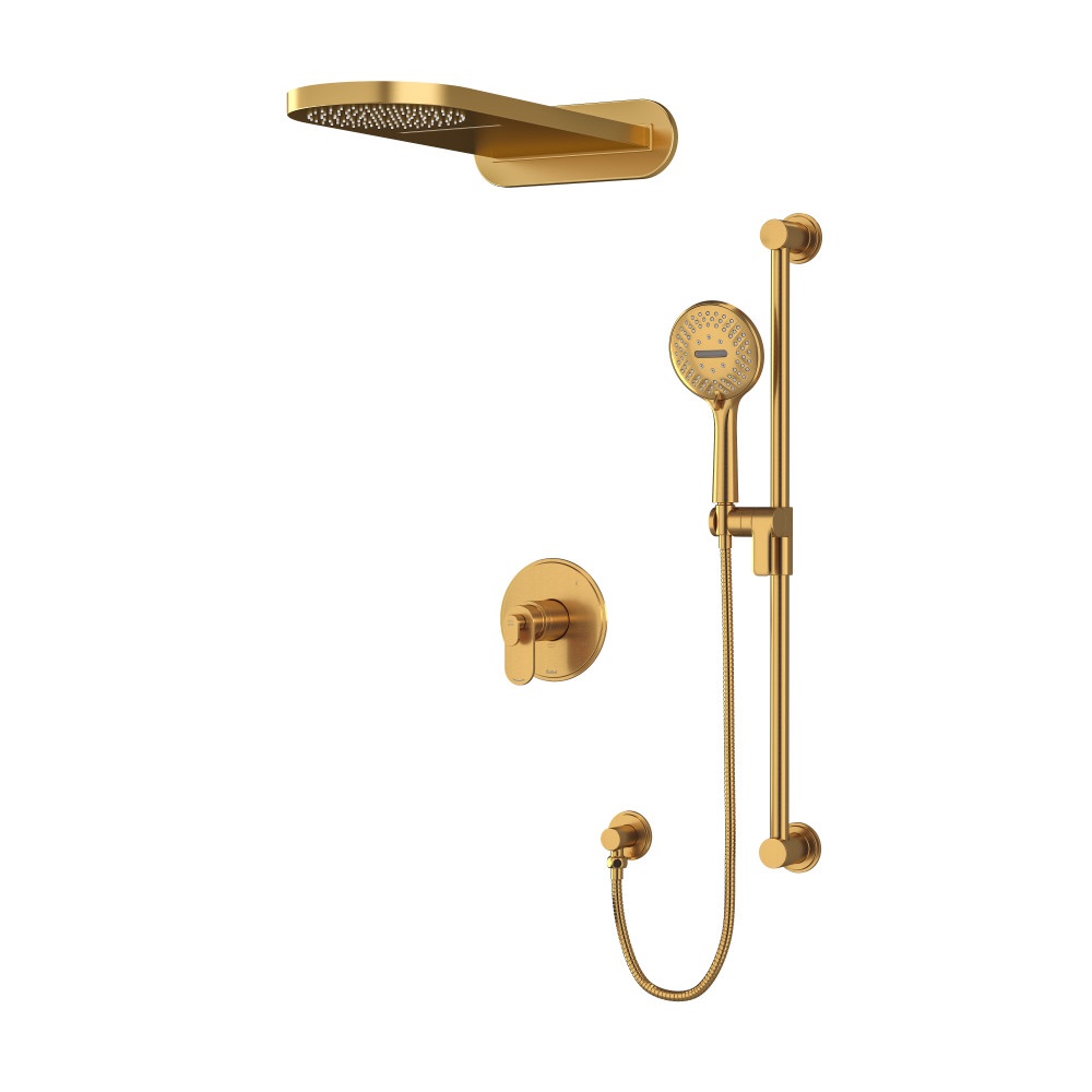 Riobel KIT2745AABG Arca Shower Kit 2745 - Brushed Gold