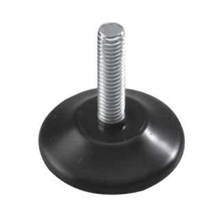 Richelieu 69432R 5/16" Adjustable Leveler, 4 Pack - Black