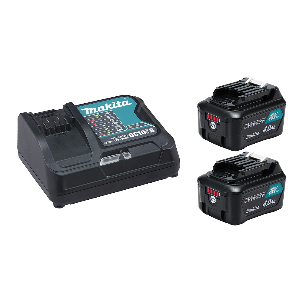 Makita 191L73-7 12Vmax CXT (4.0 Ah) Battery & Rapid Charger Kit
