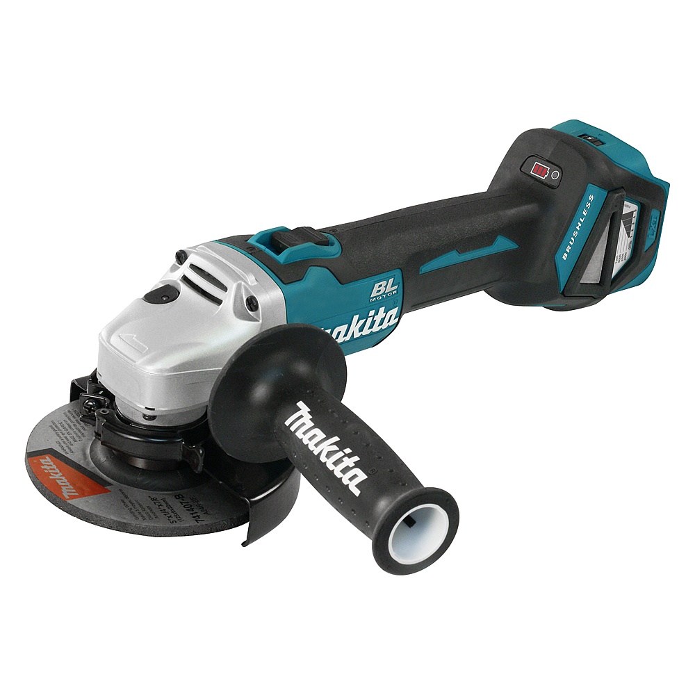 Makita DGA511Z 18V LXT Brushless 5" Angle Grinder w/Thumb Switch (Tool Only)