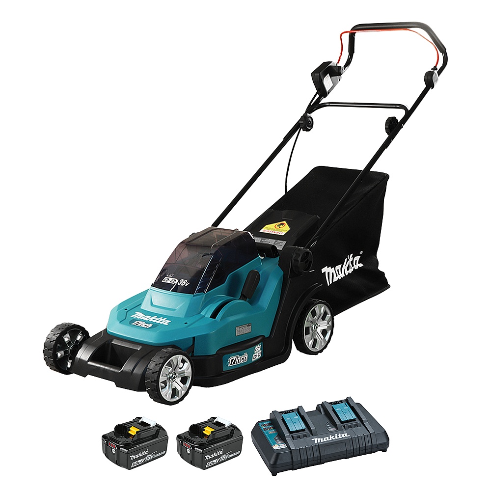 Makita DLM432CT2 17" / 18Vx2 LXT Cordless Lawn Mower