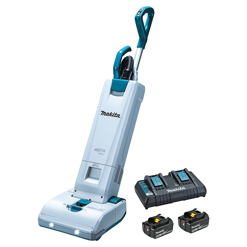 Makita DVC560PT2 18Vx2 LXT Brushless Upright Vacuum Cleaner 5.0Ah Kit