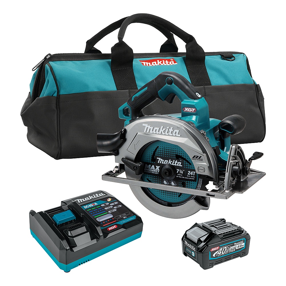 Makita HS003GM103 40Vmax XGT Brushless AWS 7-1/4" Circular Saw 4.0Ah x1 Kit