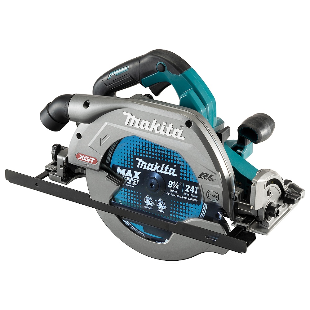 Makita HS009GZ 40Vmax XGT 9-1/4" Circular Saw w/ guide rail base (Tool Only)