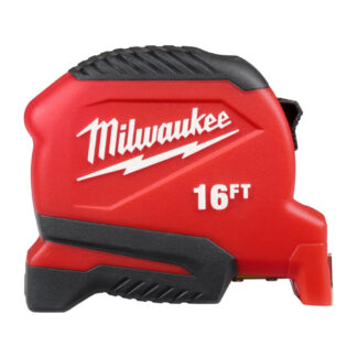 Milwaukee 48-22-1716 16ft Compact Tape Measure with Fractional Scale