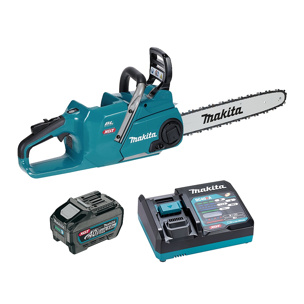 Makita UC016GT101 40Vmax XGT Brushless 16" Chainsaw Tool-less 5.0Ah x1 Kit