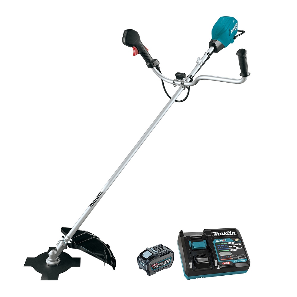 Makita UR006GT101 40Vmax XGT Brushless 9" Brush Cutter, 5.0Ah x1Kit