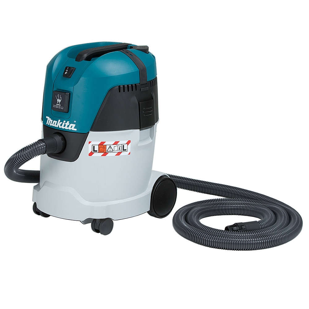 Makita VC2512L 25L Compact Push&Clean Wet/Dry Dust Extractor