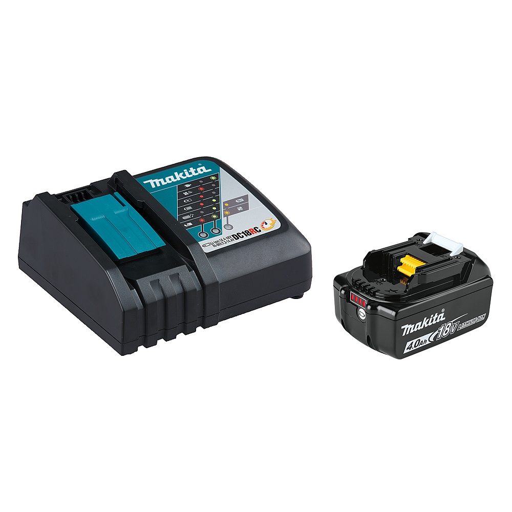 Makita Y-00284 Rapid Charger (DC18RC) / Battery Combo (4Ah)