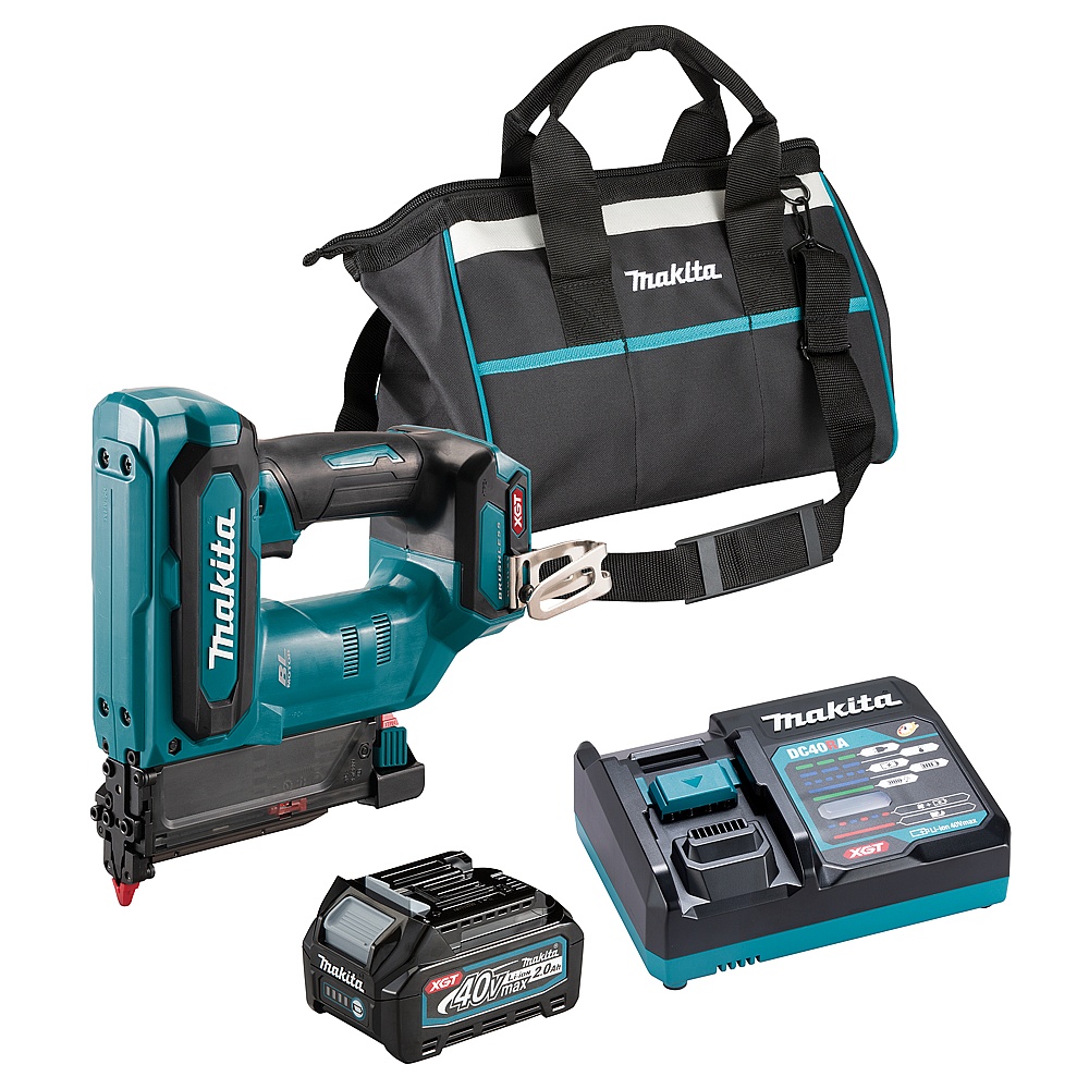 Makita PT001GA102 40V Max XGT BL 1-3/8" 23 ga Pin Nailer (2.0Ah x1Kit)