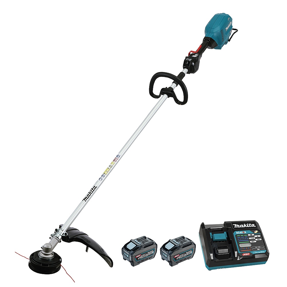 Makita UR014GT202 40Vmax XGT Brushless 17-3/4" Line Trimmer (5.0Ah x2Kit)