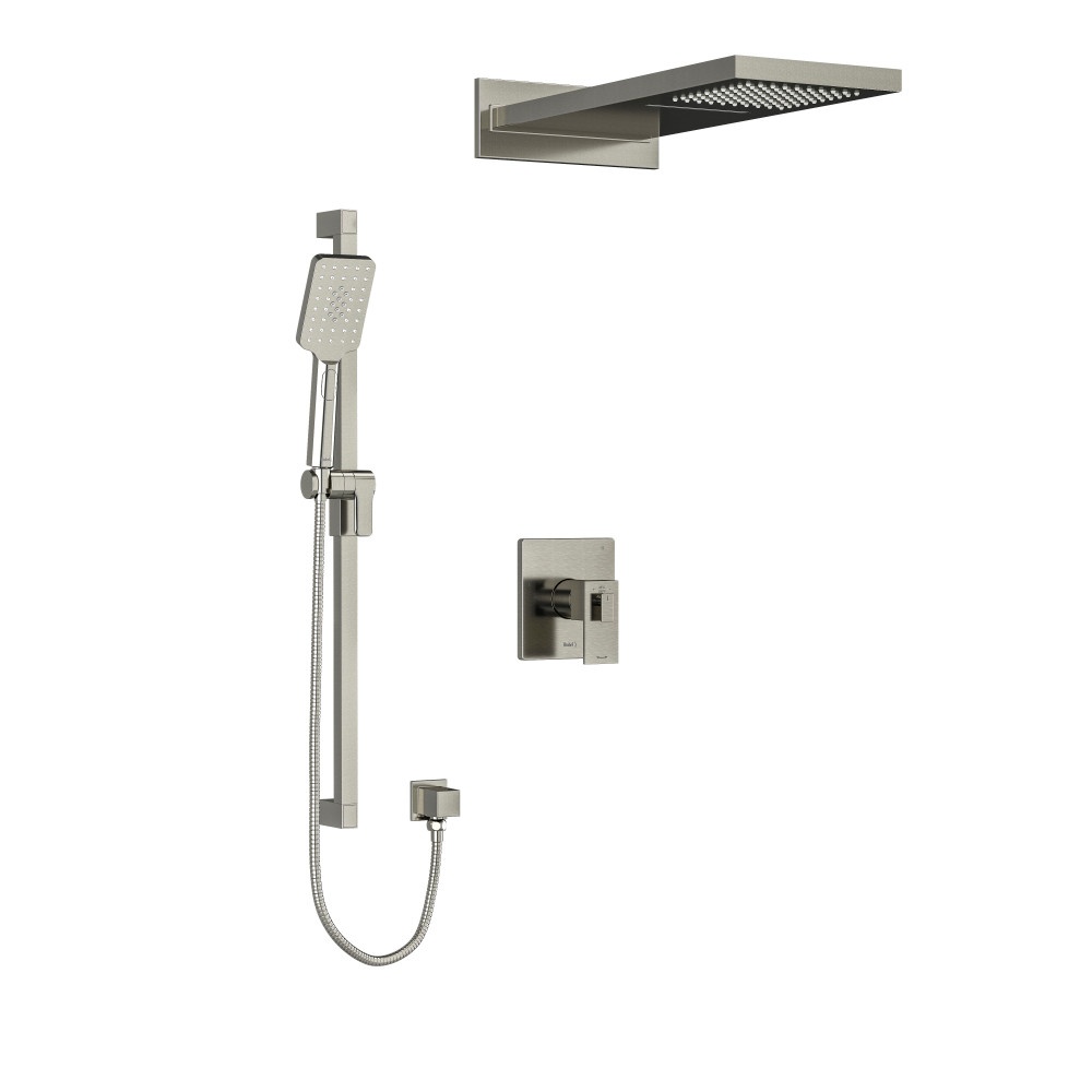 Riobel KIT2745USBN Kubik Shower Kit 2745 - Brushed Nickel