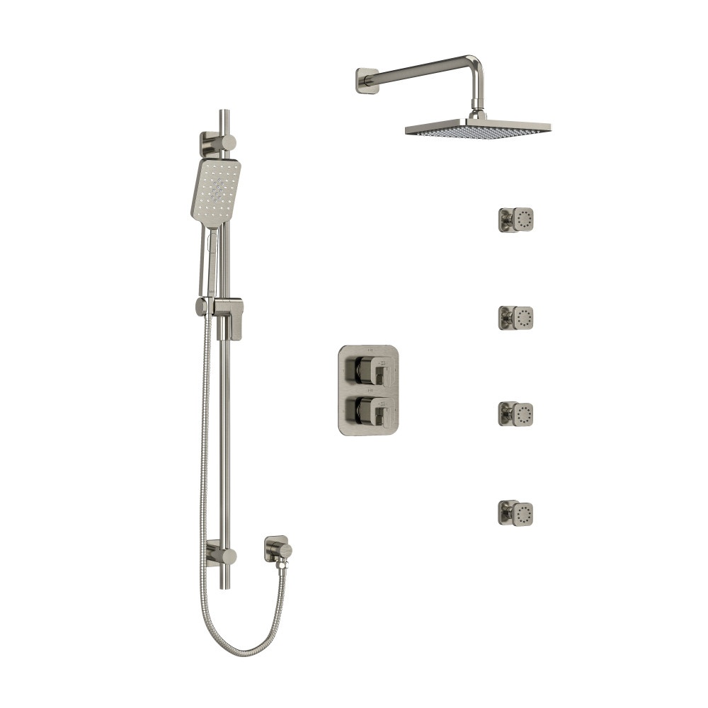 Riobel KIT446EQBN Equinox Shower Kit 446 - Brushed Nickel