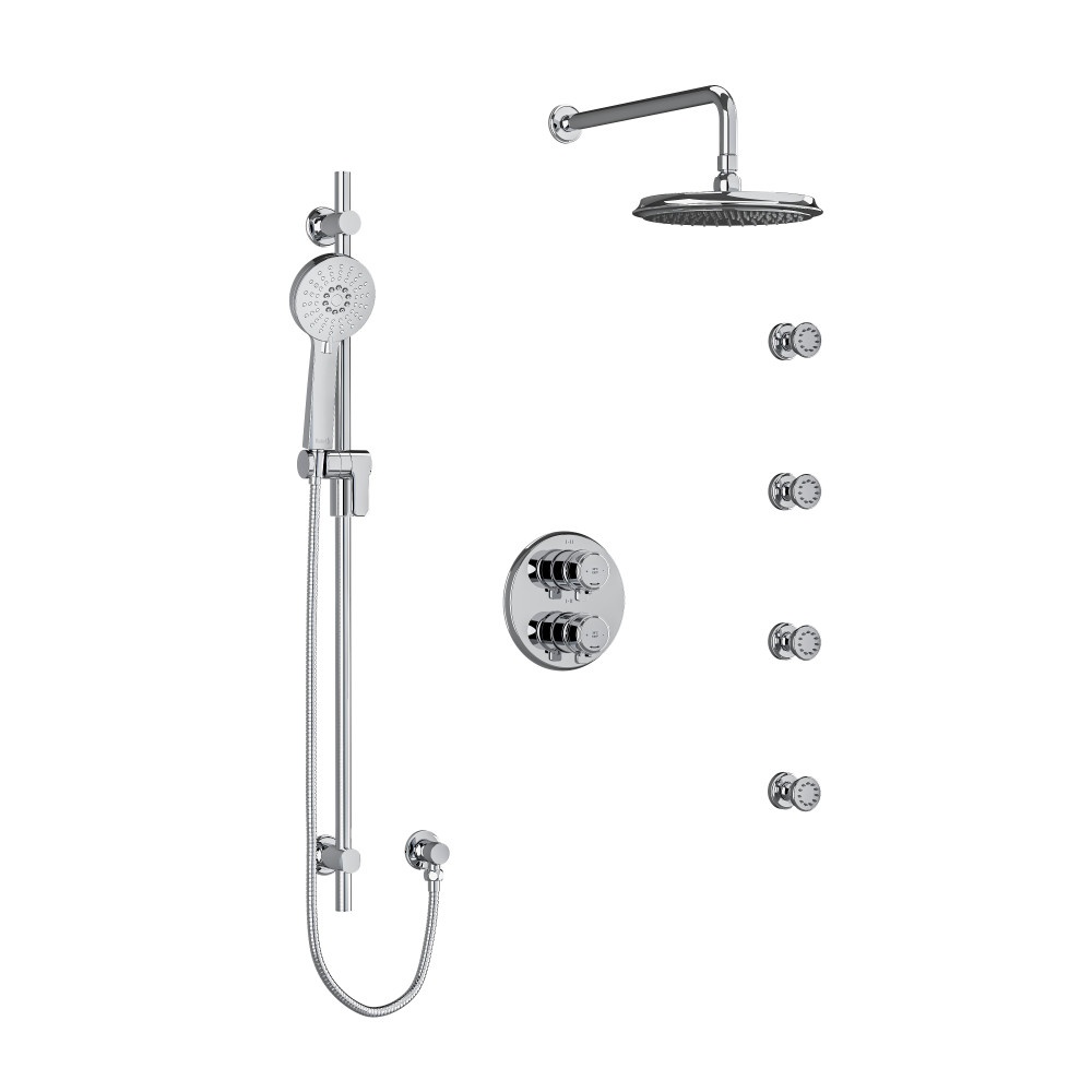Riobel KIT446MMRDJC Momenti Shower Kit 446 - Chrome