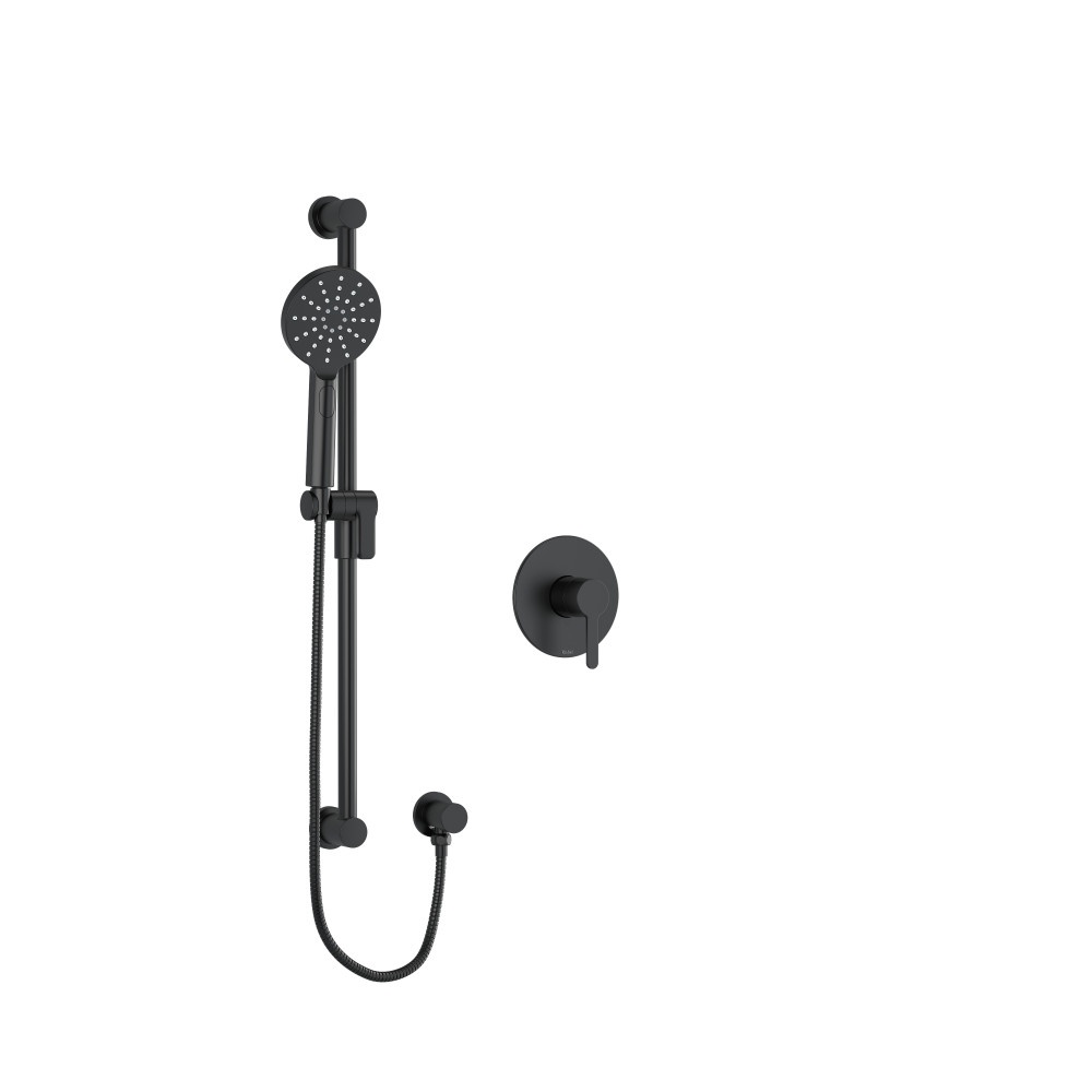 Riobel NB54BK Nibi Type P (Pressure Balance) Shower - Black