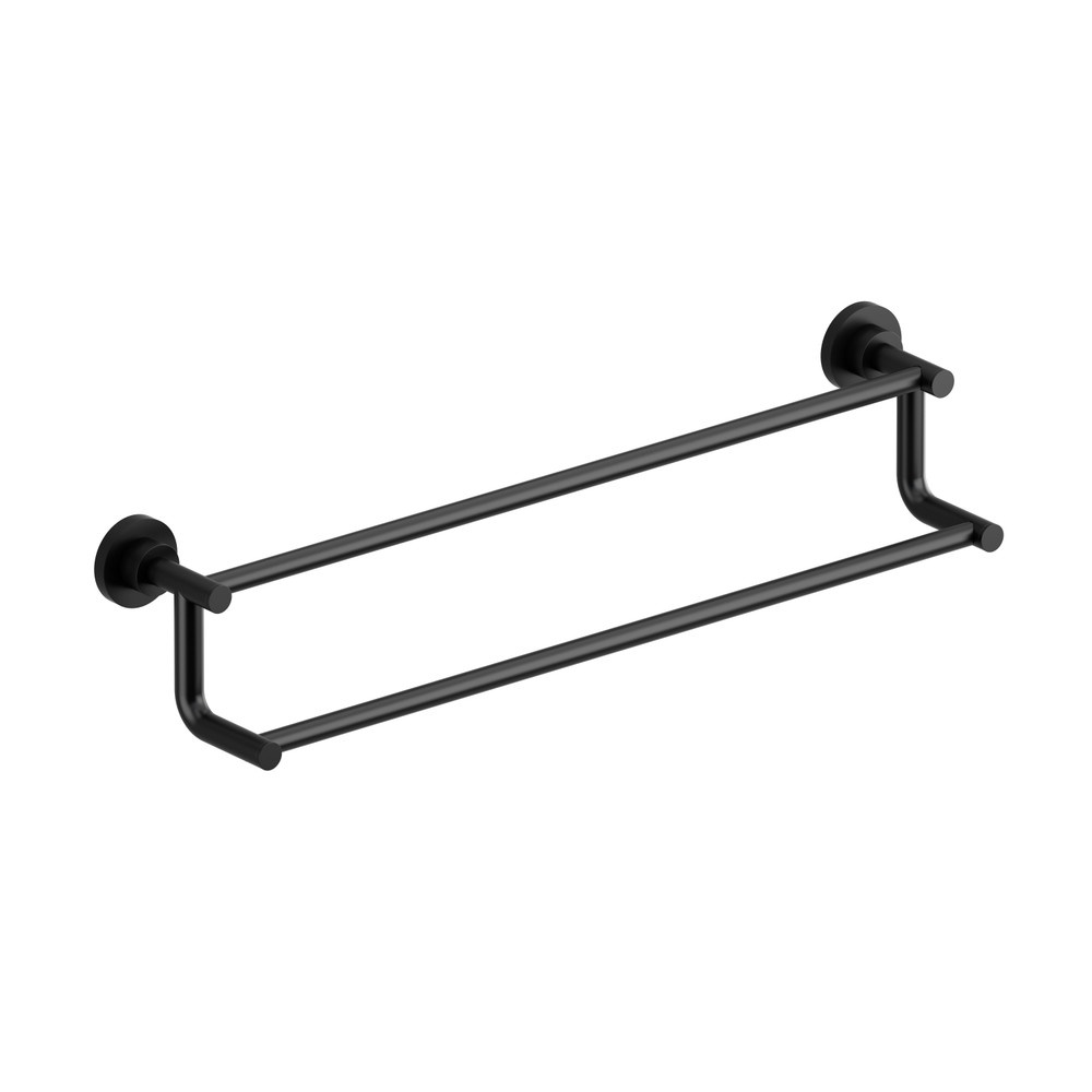 Riobel ST6BK Star Star Double 24" Towel Bar - Black