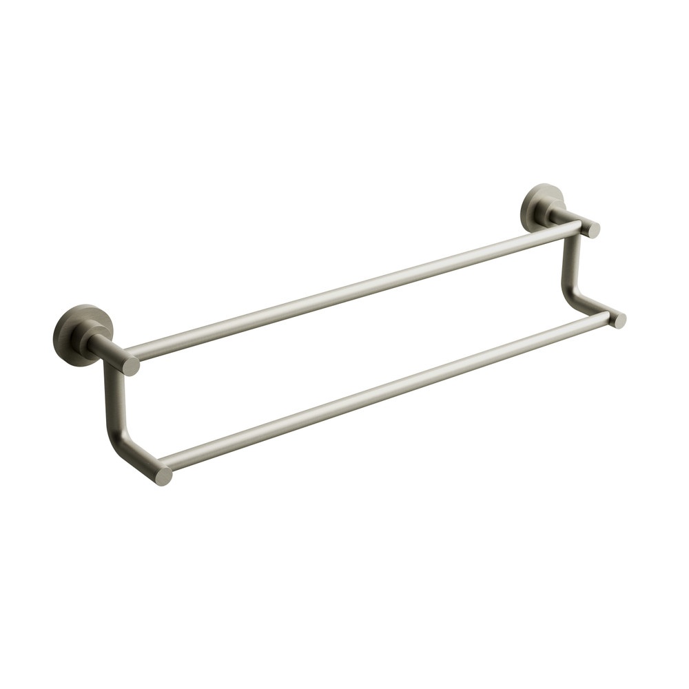 Riobel ST6BN Star Star Double 24" Towel Bar - Brushed Nickel