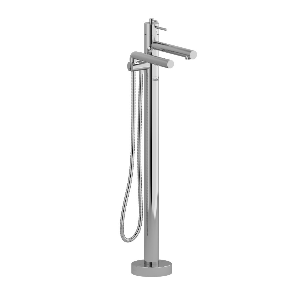 Riobel TGS39C GS GS Thermostatic Single Hole Floor Mount Tub Filler Trim - Chrome