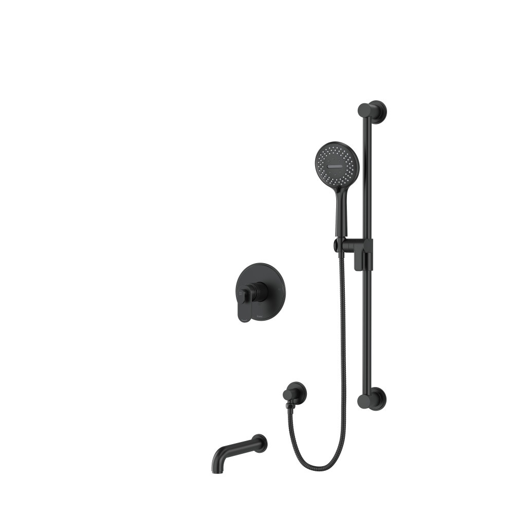 Riobel TKIT1244AABK Arca Shower Kit 1244 Trim - Black