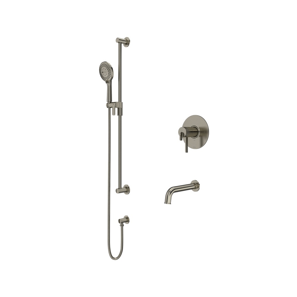 Riobel TKIT1244AUBN Authentica Shower Kit 1244 Trim - Brushed Nickel