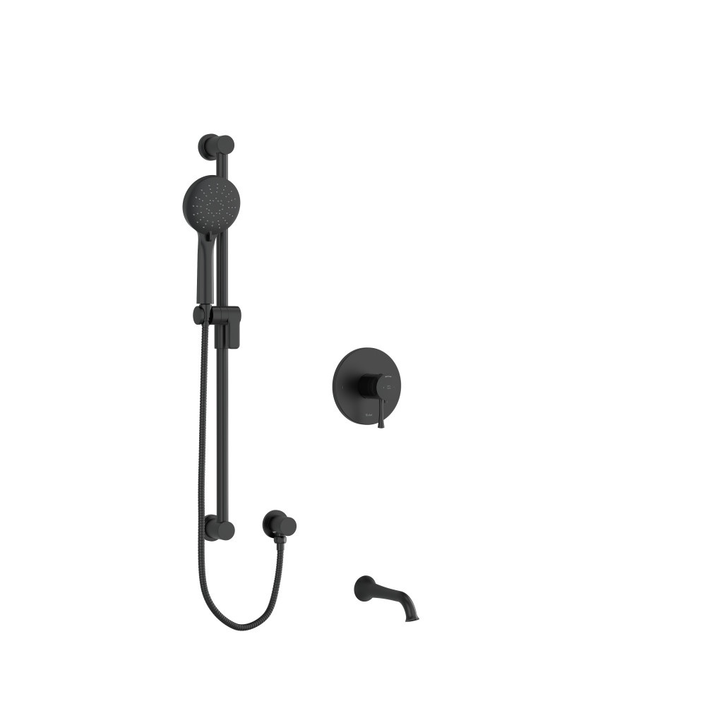 Riobel TKIT1244EDTMBK Edge Shower Kit 1244 Trim - Black