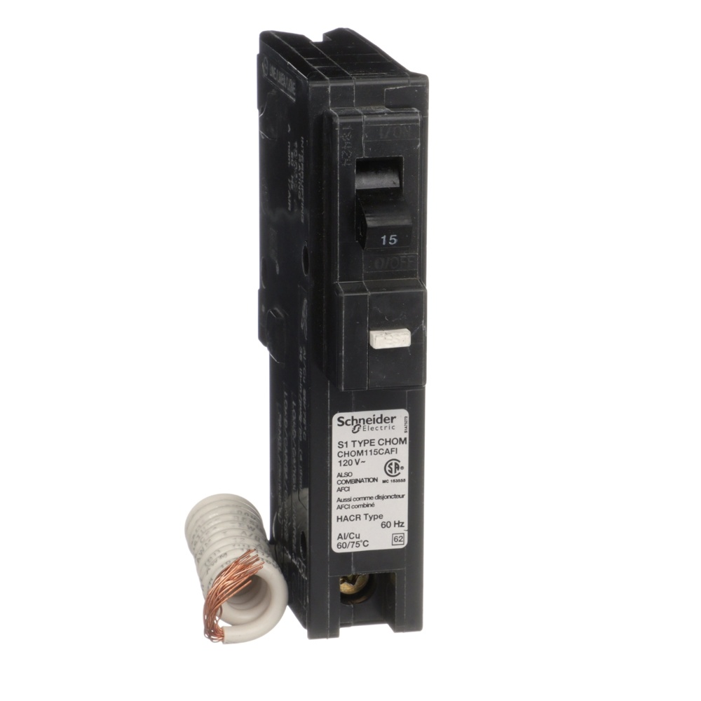 Scheider Electric CHOM115CAFI 15 Amp AFCI Circuit Breaker