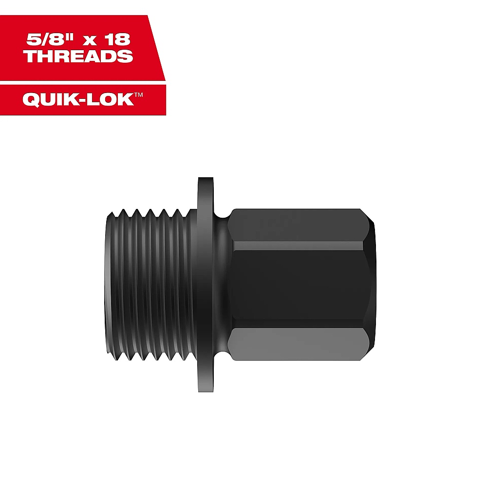 Milwaukee 49-56-7571 Quik-Lok Arbor Thread Adapter, 5 Pack - Large