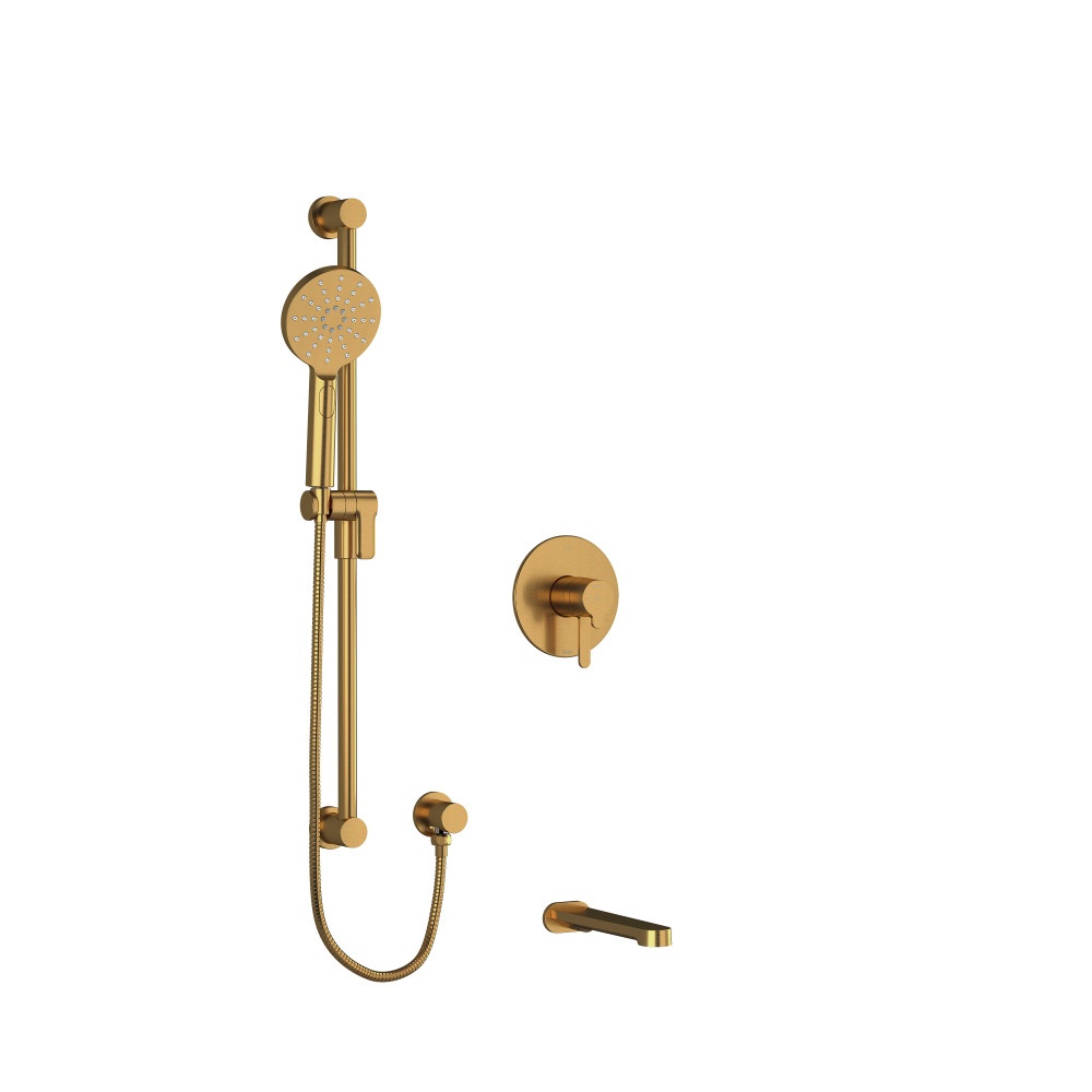 Riobel TKIT1244NBBG Nibi Shower Kit 1244 Trim - Brushed Gold