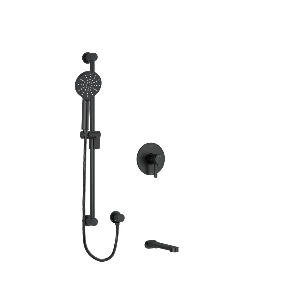 Riobel TKIT1244NBBK Nibi Shower Kit 1244 Trim - Black