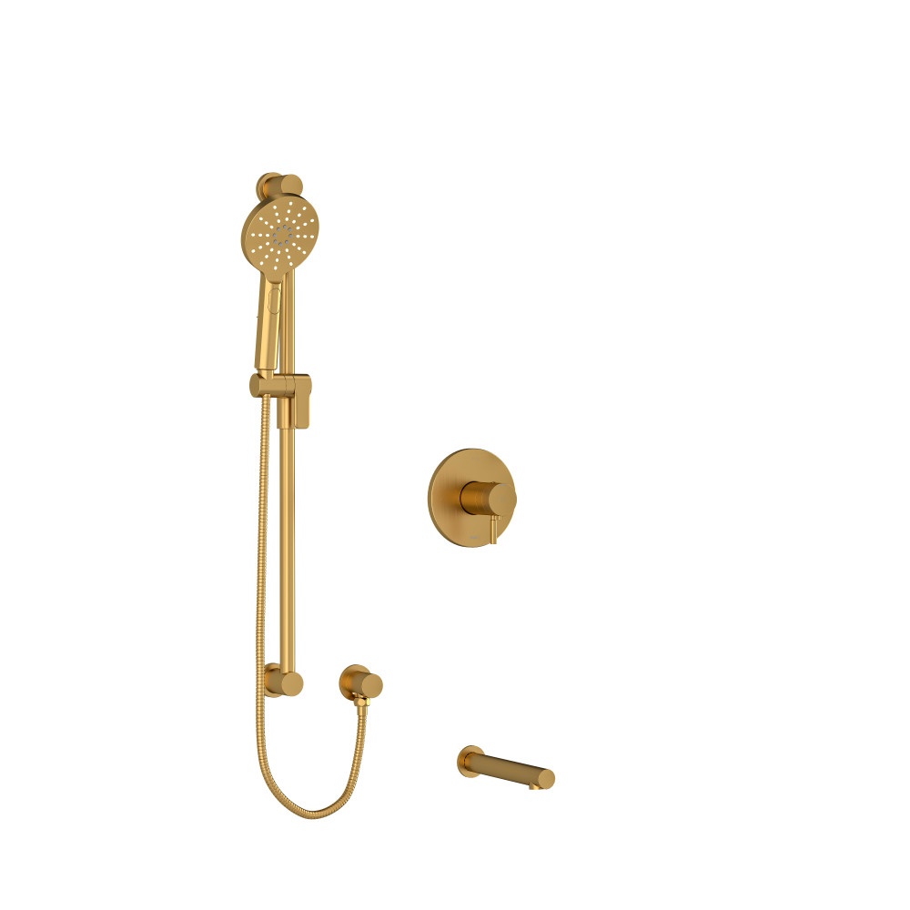 Riobel TKIT1244RUTMBG Riu Shower Kit 1244 Trim - Brushed Gold