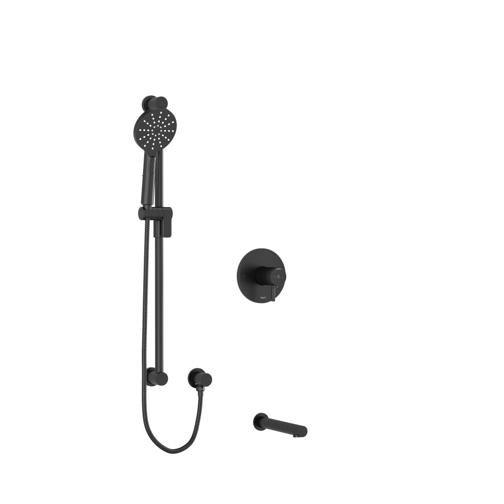 Riobel TKIT1244RUTMBK Riu Shower Kit 1244 Trim - Black