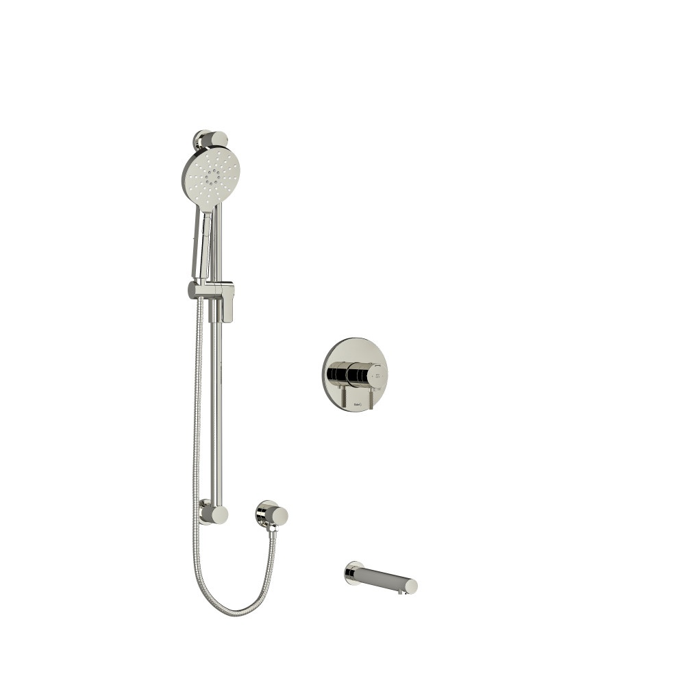 Riobel TKIT1244RUTMKNPN Riu Shower Kit 1244 Trim - Polished Nickel