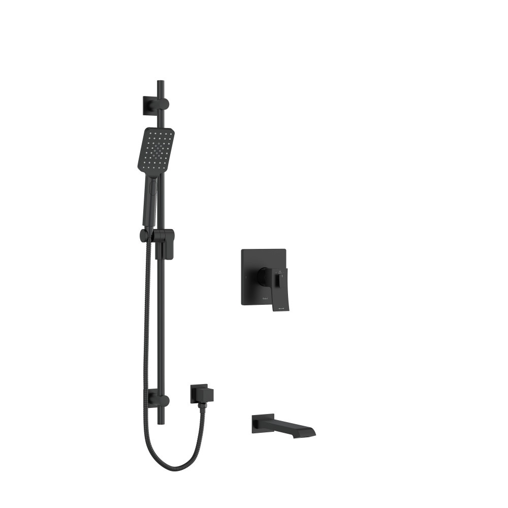 Riobel TKIT1244ZOTQBK Zendo Shower Kit 1244 Trim - Black